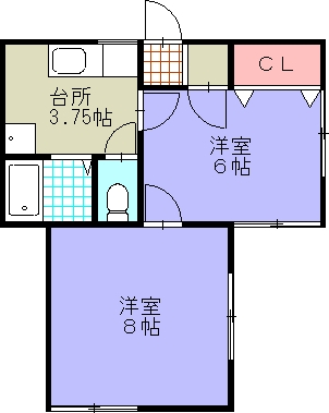 コンフォート加賀野の間取り