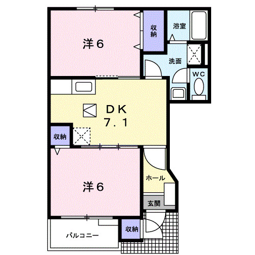 カームリーヒルの間取り