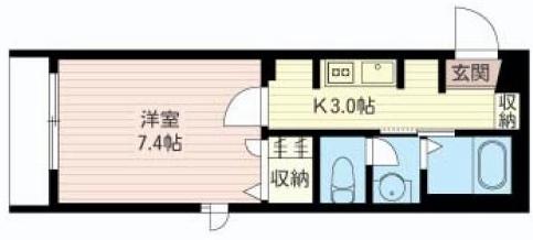 ロランジュ中目黒の間取り