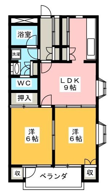 サンリバー川越IIの間取り