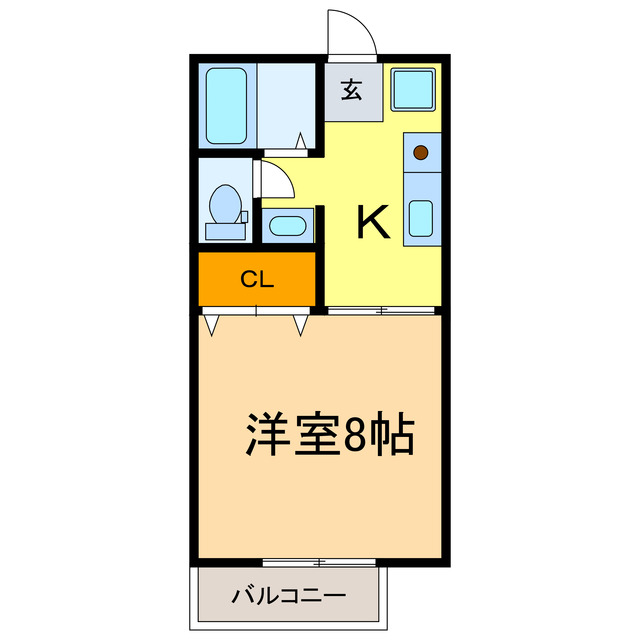 メゾンドゥエスポワールの間取り