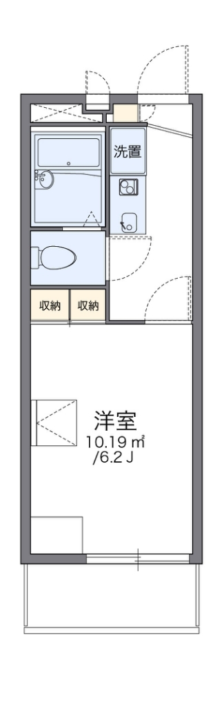 堺市堺区錦綾町のマンションの間取り