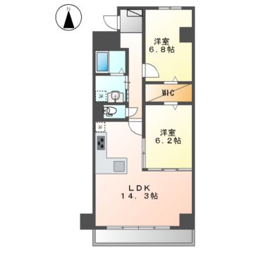 ラヴィータ泉の間取り