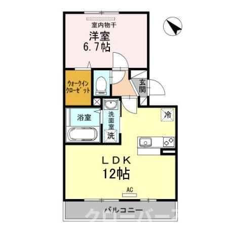 綾歌郡宇多津町浜四番丁のアパートの間取り