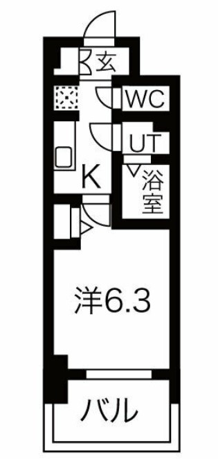 メイクス名駅南IIの間取り