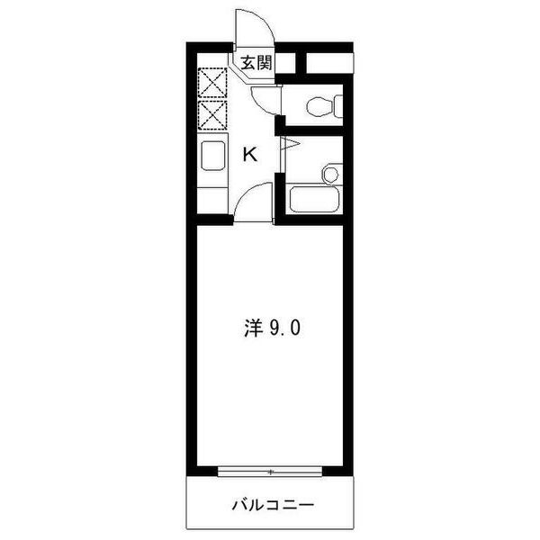 ベルシティ七北田の間取り