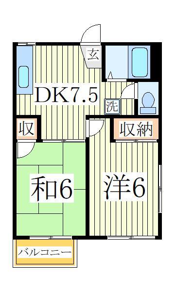 レピュート田島の間取り