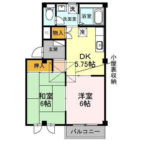 ロ―レルハイツIの間取り