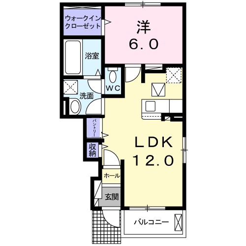 ル　ボヌール赤穂Iの間取り