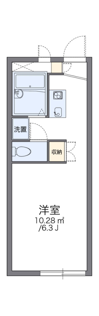 レオパレスＫ．ハウス．ながそ．の間取り