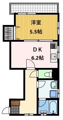 クレール築町の間取り