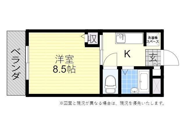 ユニコーポ佐野の間取り