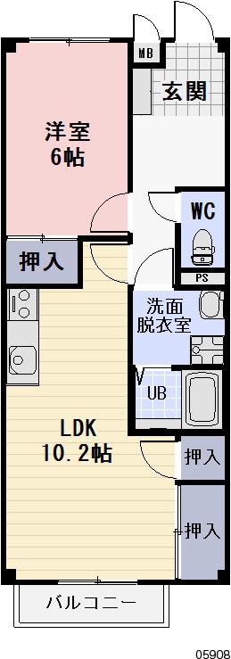 コンフォート坂祝の間取り