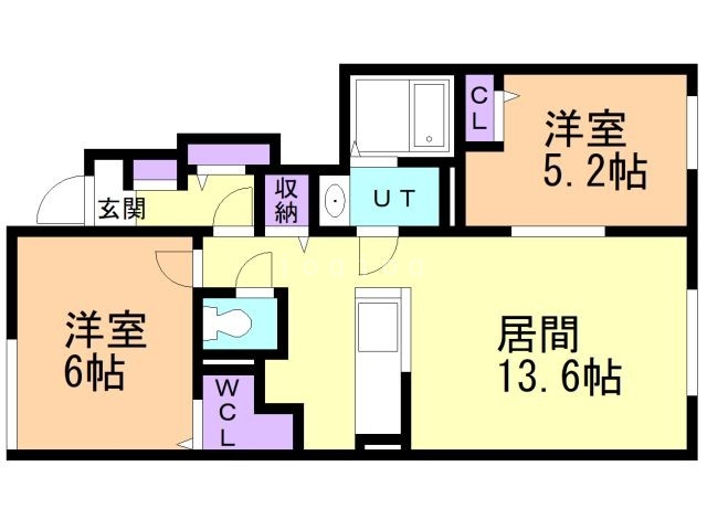 ヴィエルジMの間取り