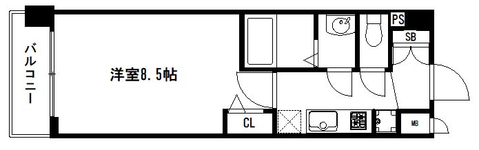 ベラジオ京都一乗寺IIの間取り