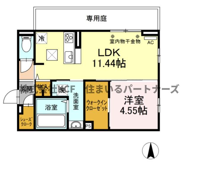 パークハイム上津の間取り