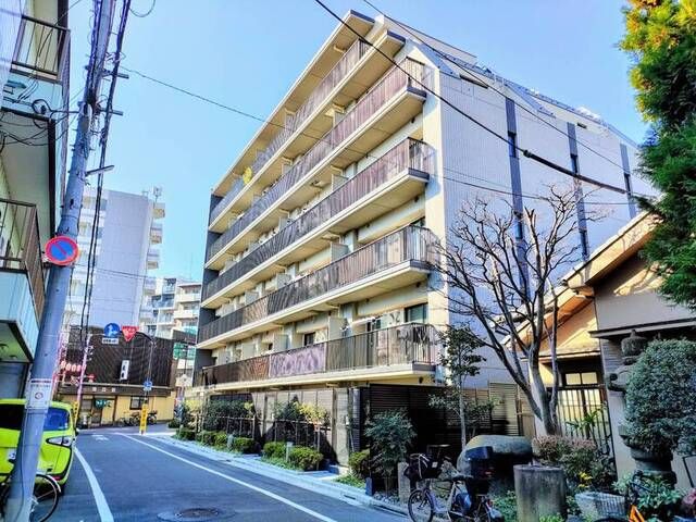 墨田区東向島のマンションの建物外観