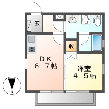 NEST黒川の間取り