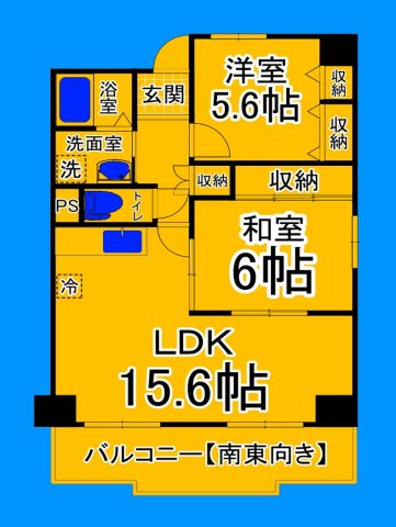 堺市堺区宿屋町西のマンションの間取り