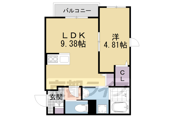 ル　シエル　クレール　サクラの間取り