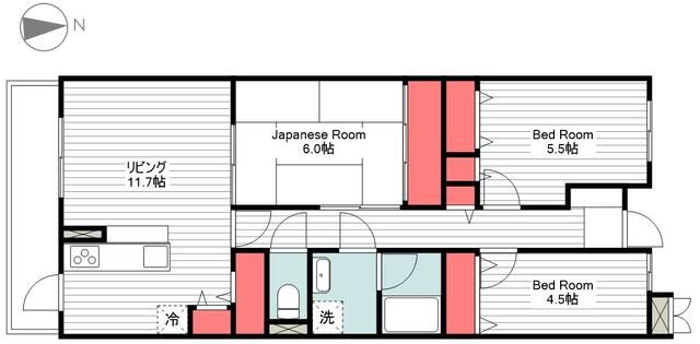 セレソ千歳船橋の間取り