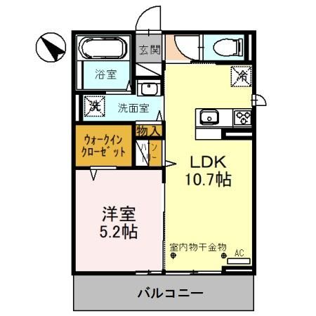 サクラソラ　Ｂの間取り