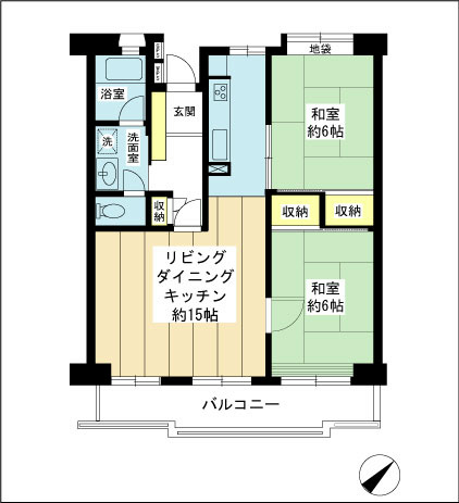 美浜東エステートの間取り