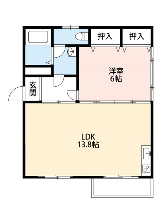 土橋ハイムの間取り