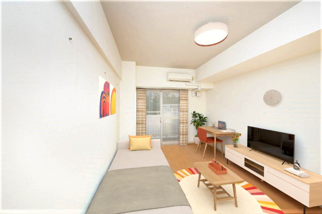 居室・リビング　バーチャルモデルルームのため家具・家電などはついておりませ…