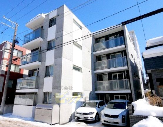 建物外観　都市ガス・ネット無料採用のマンションです♪