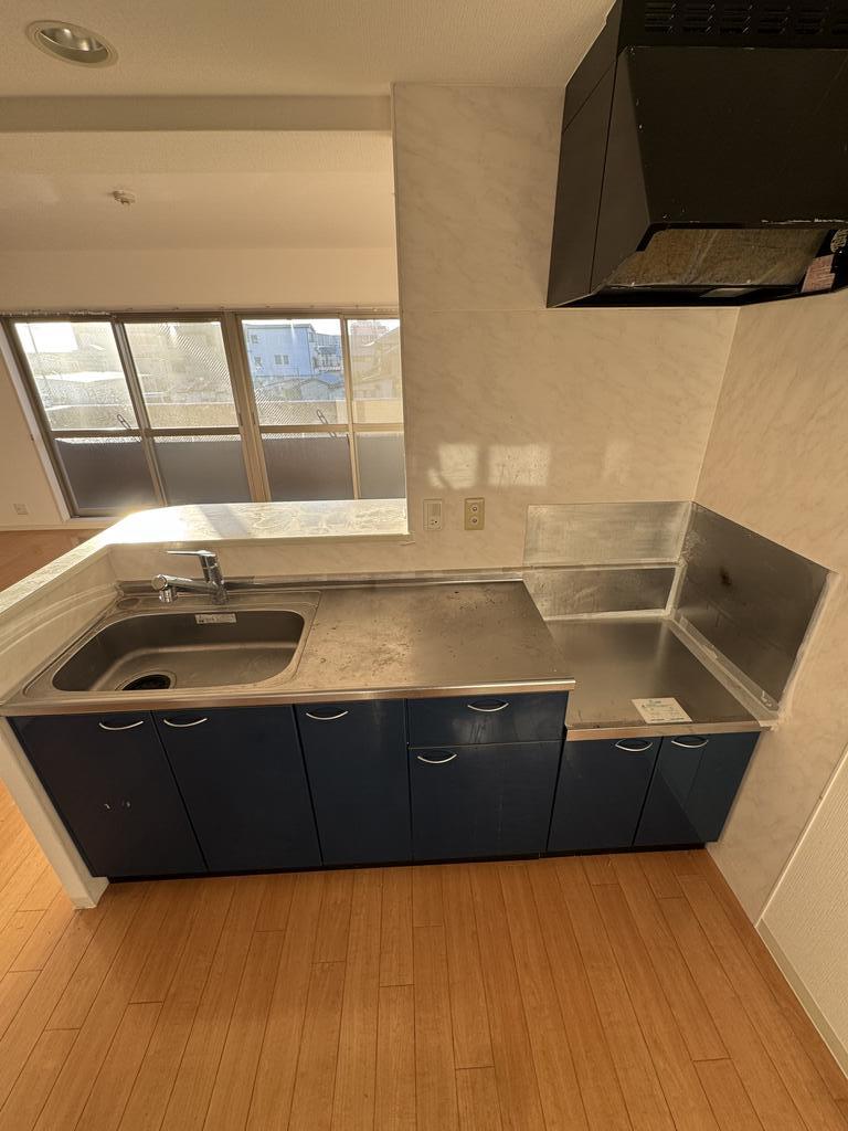 キッチン　ガスコンロ設置可能