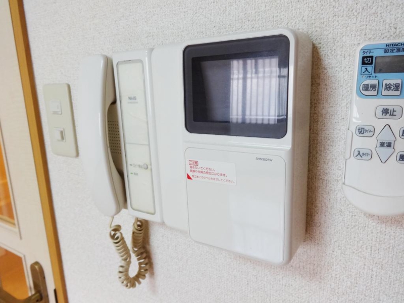 セキュリティ　来客時に活躍ですね。