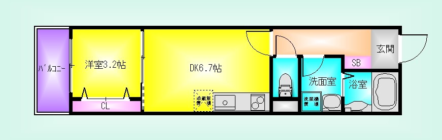 ソレイユIIの間取り写真