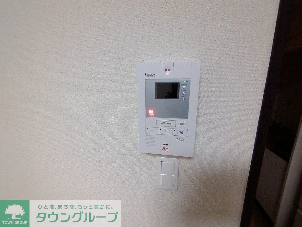 セキュリティ　モニターホン設置