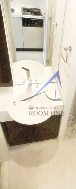 洗面設備　洗面台です。