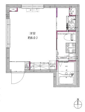 ルーチェ入谷の間取り写真