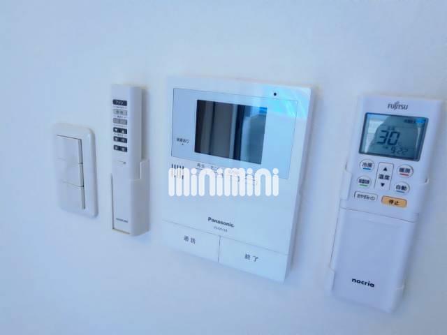 セキュリティ　ＴＶつきモニターホンが付いています