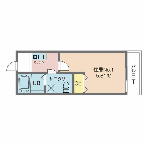 カインドネス吉祥寺南町AB棟の間取り写真