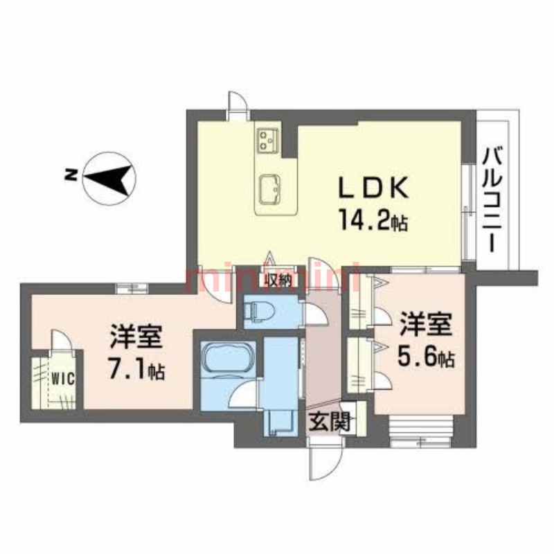 シャーメゾン京口の間取り写真