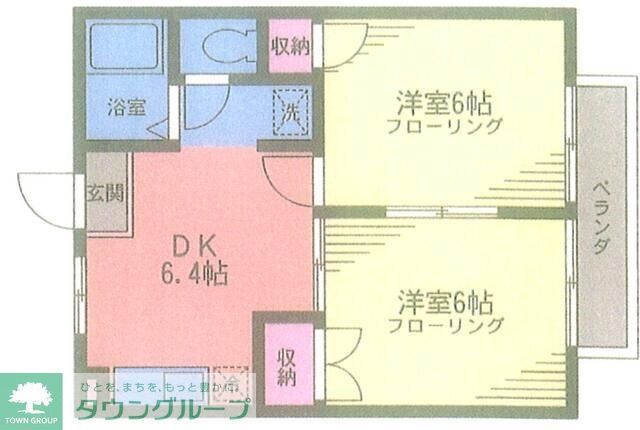 ムーンコーポAの間取り写真