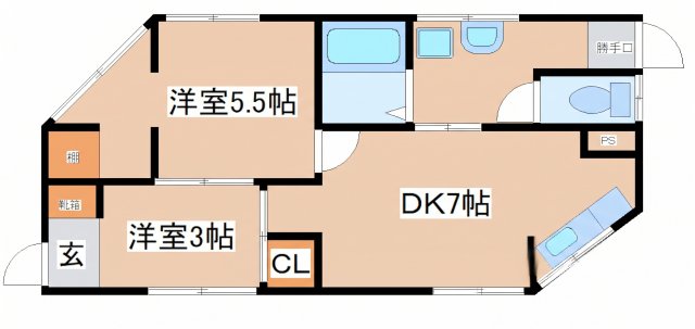 Cozy板宿町の間取り写真