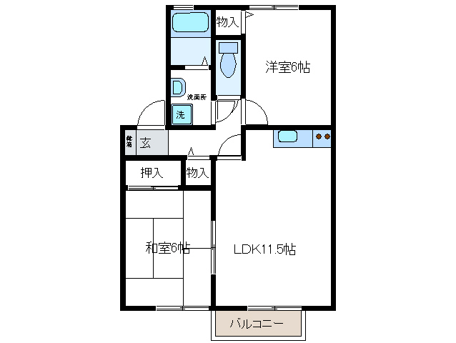 コンフォールTの間取り