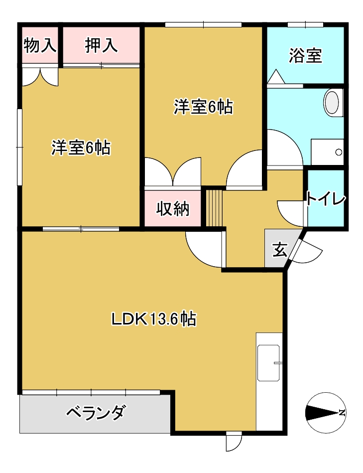 エムズ３の間取り