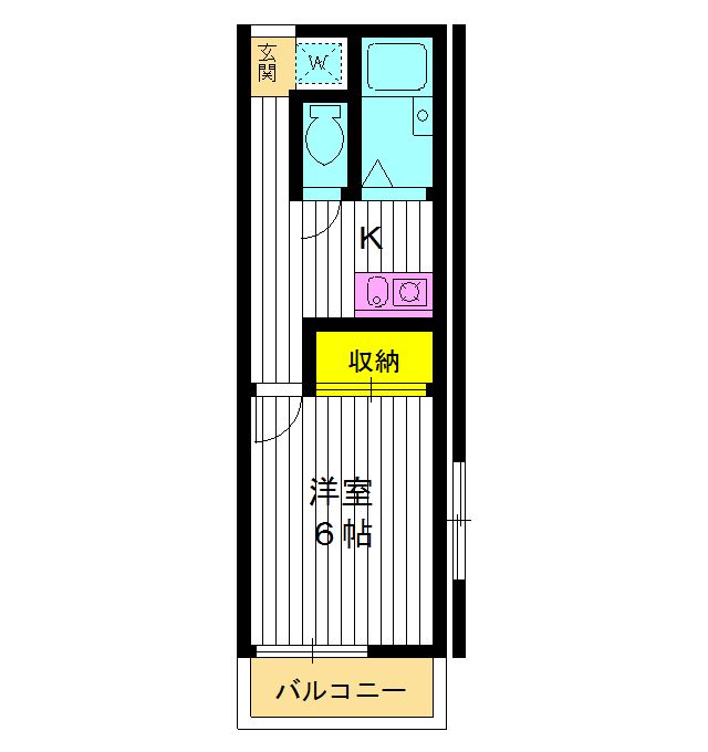 東京都練馬区桜台２（アパート）の賃貸物件の間取り
