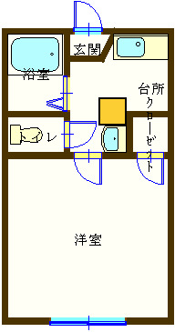 アネックスさかえの間取り写真