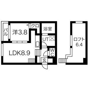 カシオペアコートの間取り