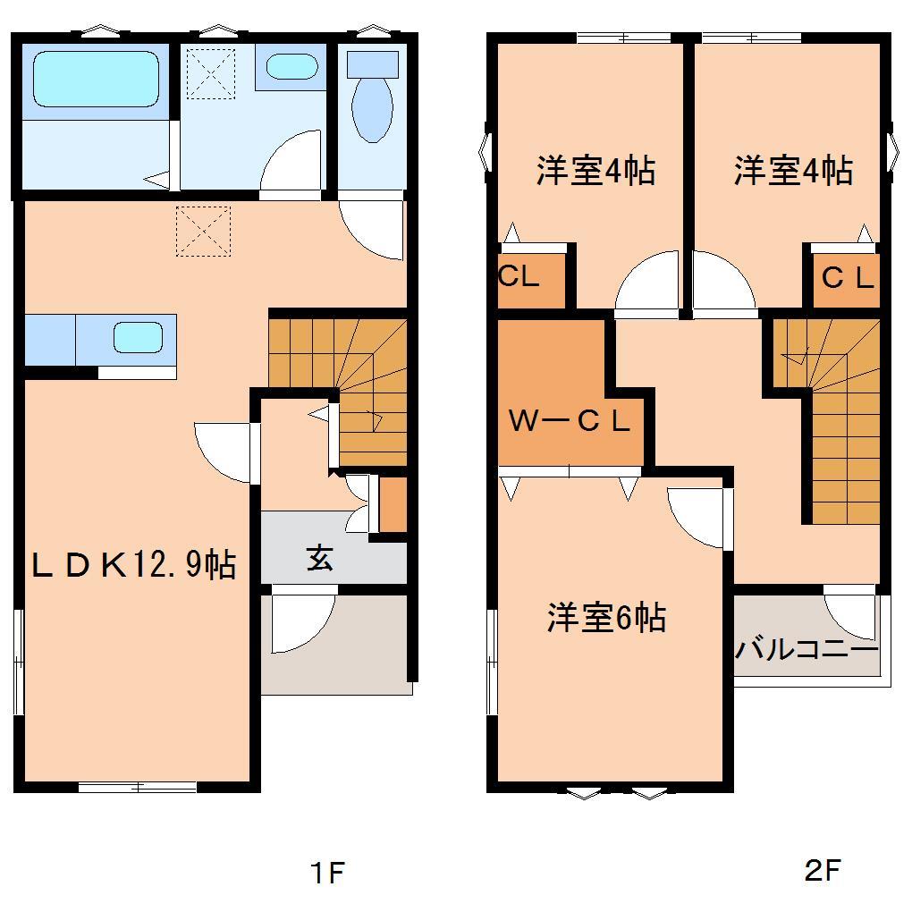 レガーロ四日市の間取り