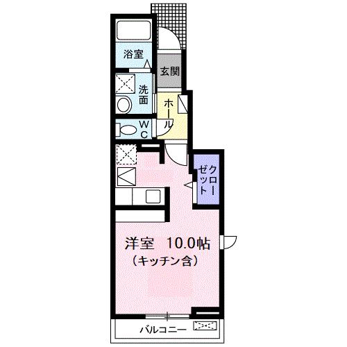 シュシュ　シャンブルの間取り