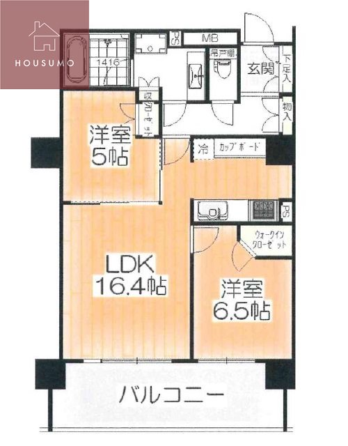 メガシティタワーズ　ザ　ウエストの間取り