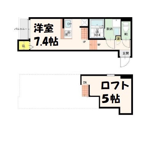 ブライト鶴舞の間取り